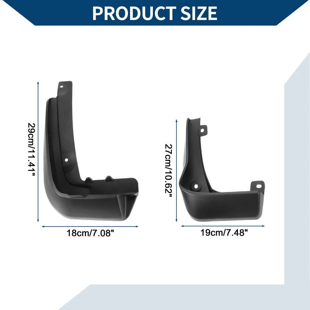 Set of 4 Mud Flaps Splash Guards for Honda XRV (2015–2018)