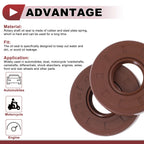 Set of 2 Oil Seal Rotary Shaft Seal FKM Rubber 20x47x7mm