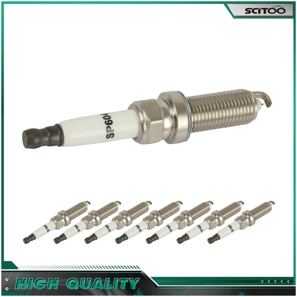 8x Iridium Spark Plugs for Mercedes-Benz CLS63 AMG E63 AMG ML63 AMG (2007–2011)