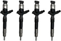 Set of 4 Fuel Injectors for Toyota Landcruiser 1KD-FTV (2000–2010) 23670-30080 095000-5891