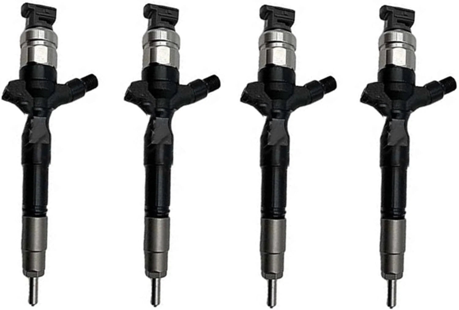 Set of 4 Fuel Injectors for Toyota Landcruiser 1KD-FTV (2000–2010) 23670-30080 095000-5891