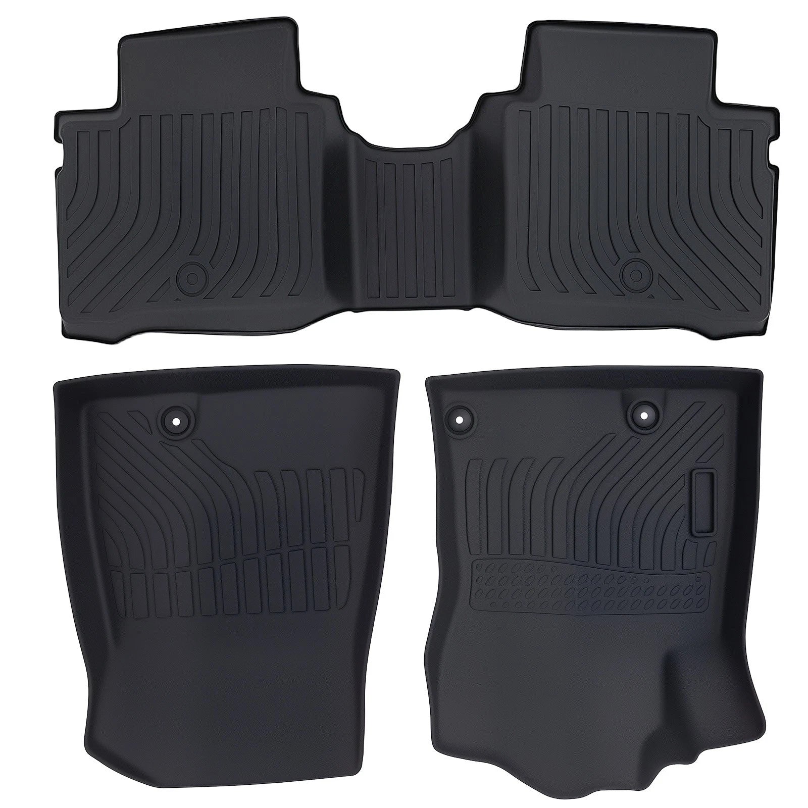 All-Weather TPE Floor Mats for Kia Niro (2023–2024) Black Waterproof