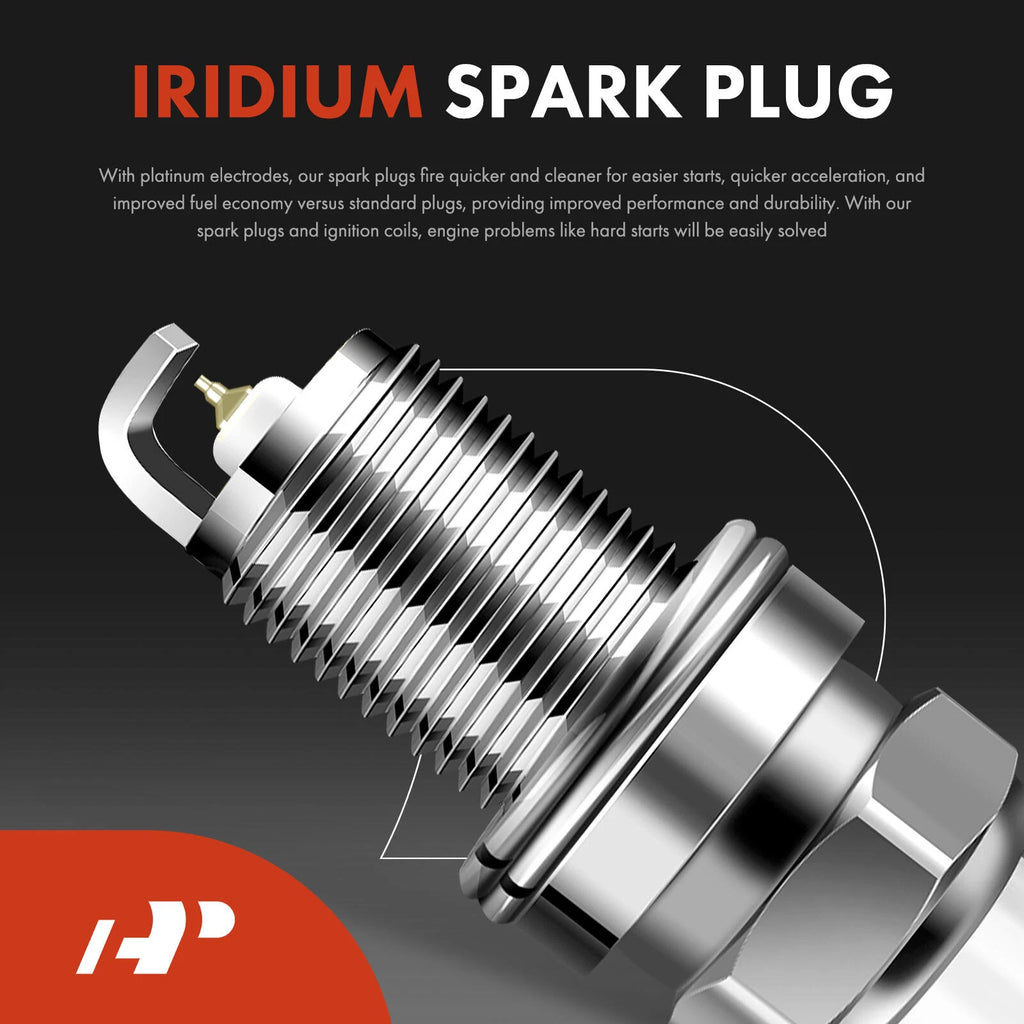 Set of 6 Ignition Coils & Iridium Spark Plugs for Infiniti I30 Nissan Maxima (2000–2001)