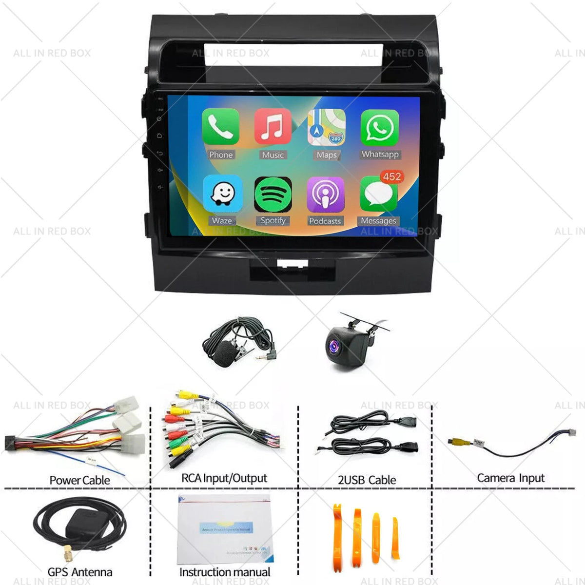 Radio Receiver for Toyota Land Cruiser 200 (2016–2021) - CarPlay, Android Auto