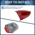 Door Handle Cover Front Left for Ford Mustang (2015–2020) ABS Red