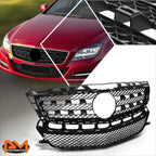 Diamond Mesh Hood Grille Frame for Benz CLS550 (2012–2015)