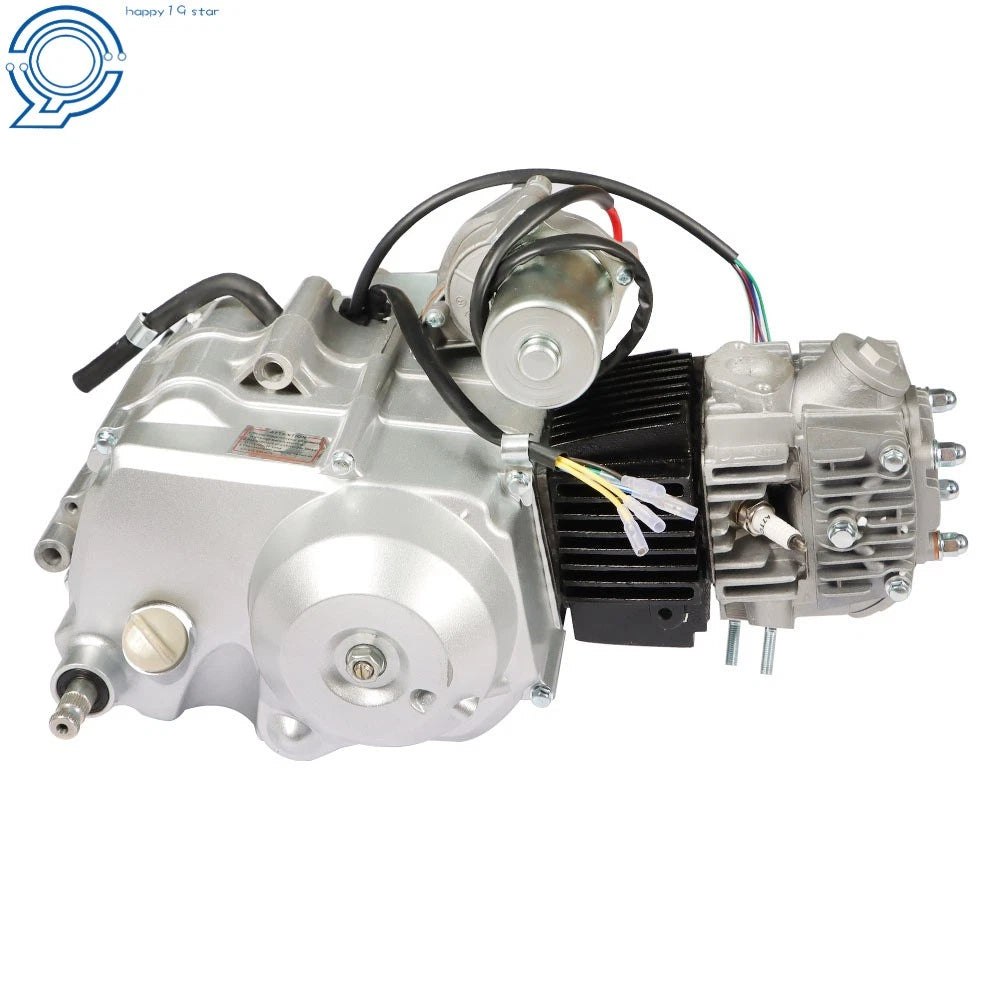 125cc 4 Stroke ATV Engine Motor 3-Speed Semi Auto w/Reverse for ATV Quad