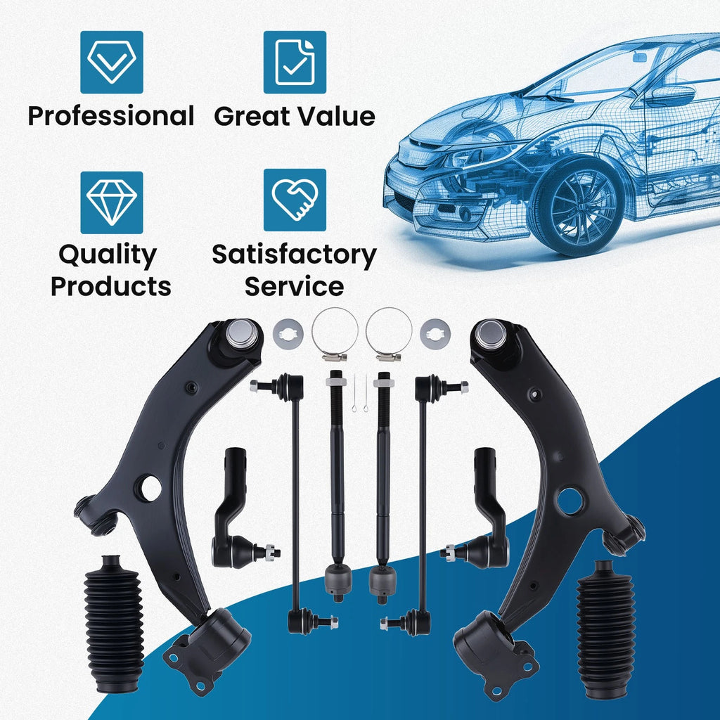 Set of 2 Lower Control Arms for Mazda 3 (2007–2009) Turbo EV800024