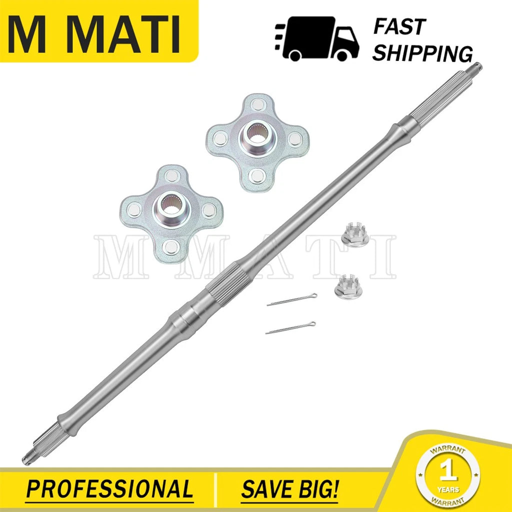 Rear Axle Shaft & Hubs for Yamaha Kodiak 450 (2003-2004), Wolverine 450 (2006-2010)