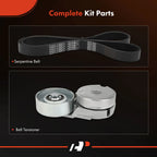 2X Serpentine Belt Drive Component Kit for Nissan Versa (2007-2012)