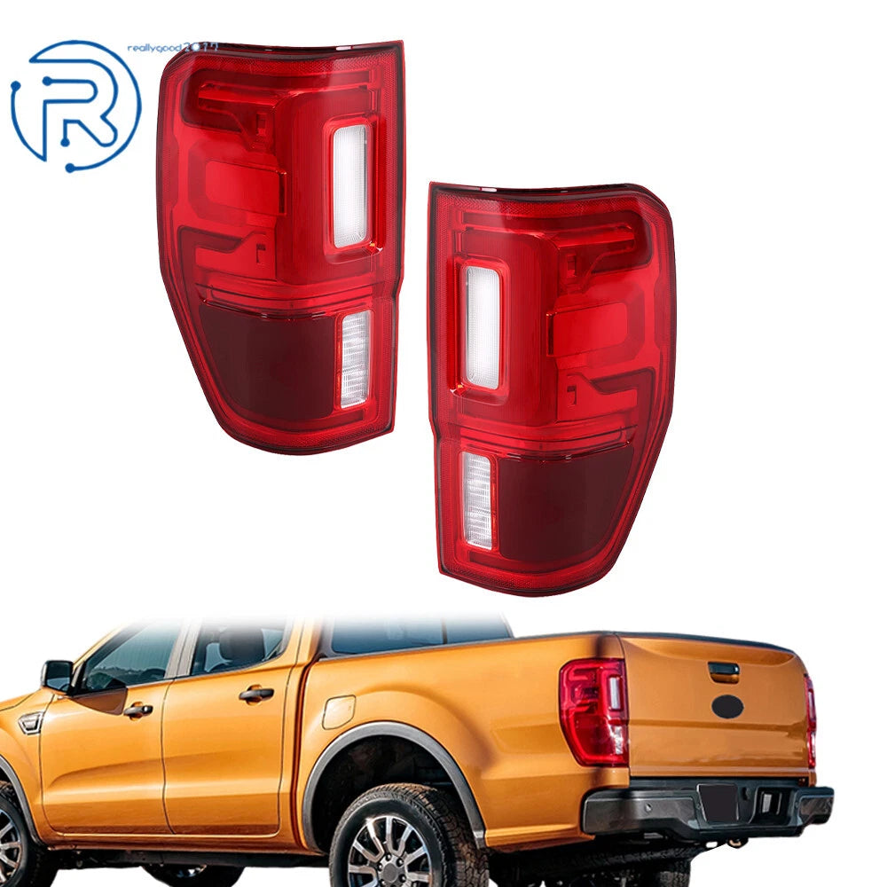 Set of 2 LED Tail Light Assemblies for Ford Ranger (2019-2023)