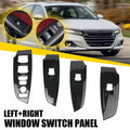 Carbon Fiber Window Lift Switch Panel Trim for Honda Accord (2018–2022)
