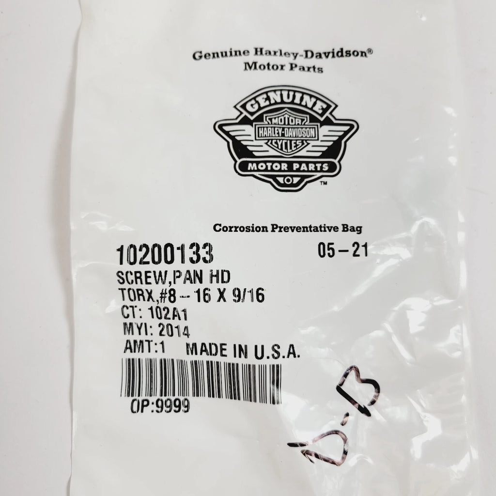 Torx Screws for Harley-Davidson Pan (8-16 X 9/16, 10200133)