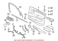 Genuine OEM Front Right Door Pull Handle for BMW (2011–2019) 51417292244