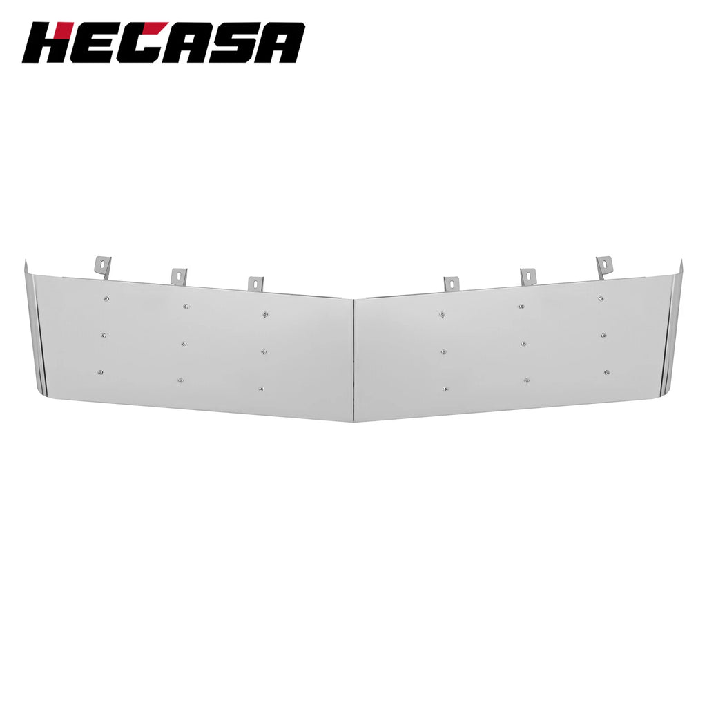 13" Drop Sun Visor for Kenworth T800/W900/T300 (1984–1998) Stainless Steel