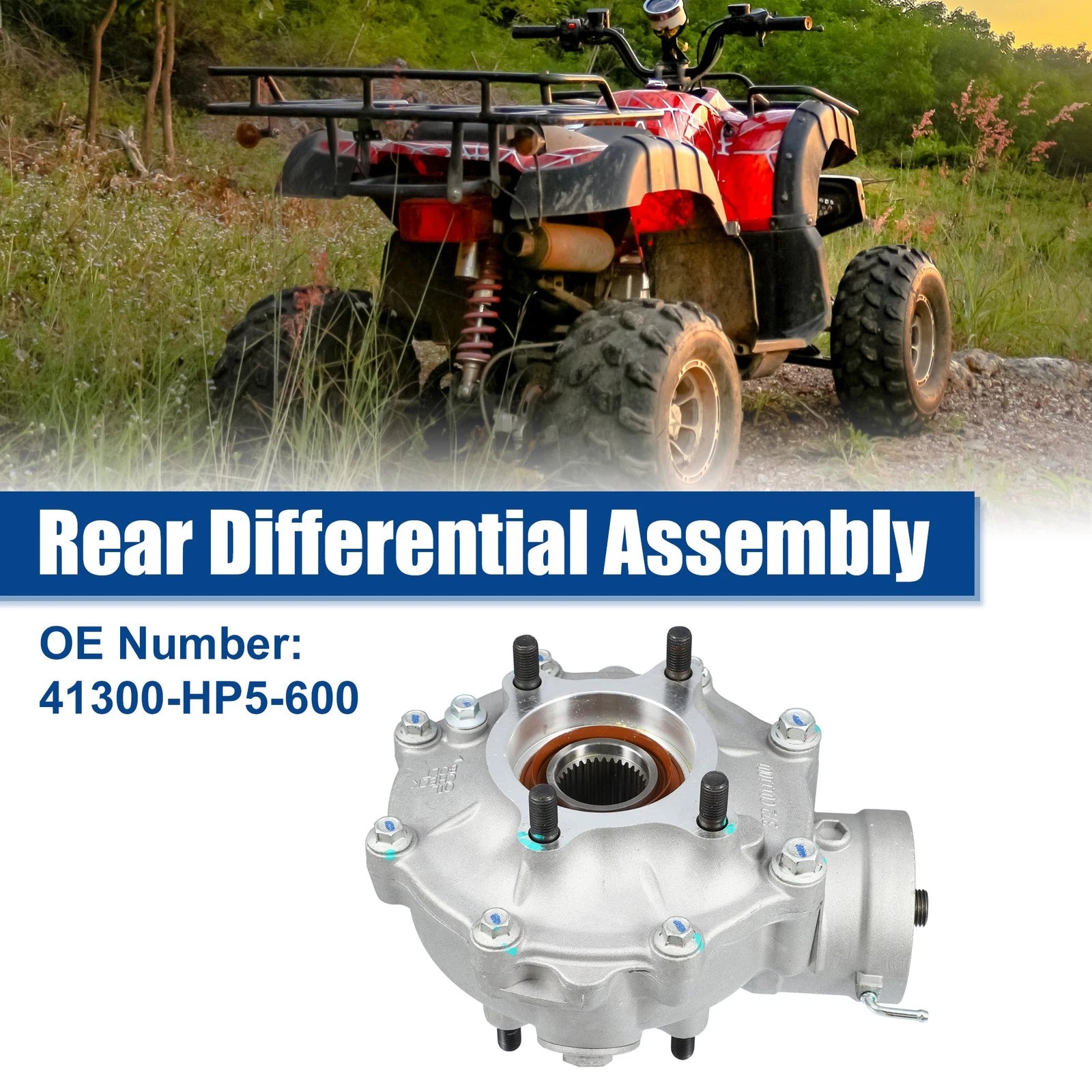 Rear Differential Assembly for Honda Rancher 420 (2007–2023)
