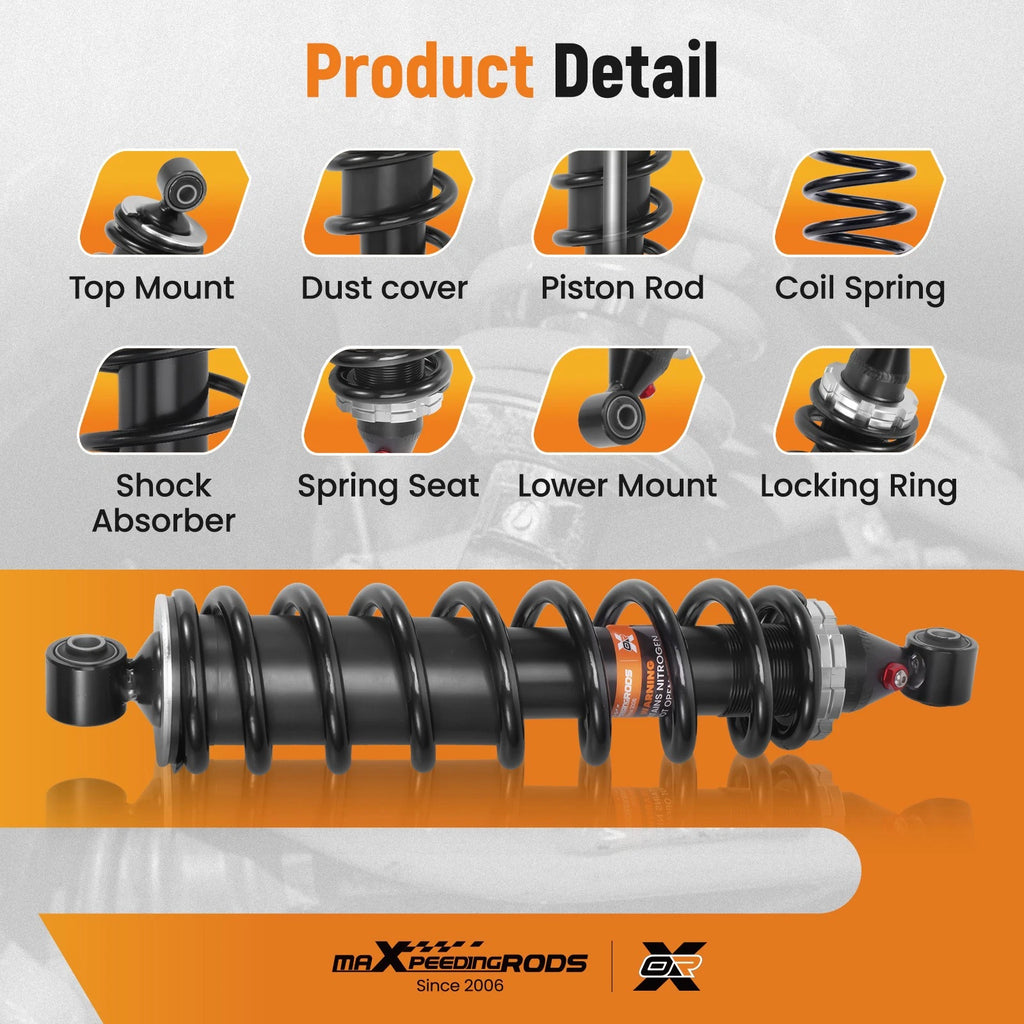 Rear Gas Shock Strut Absorber for Kawasaki Brute Force 750i KVF750 (2005–2014)
