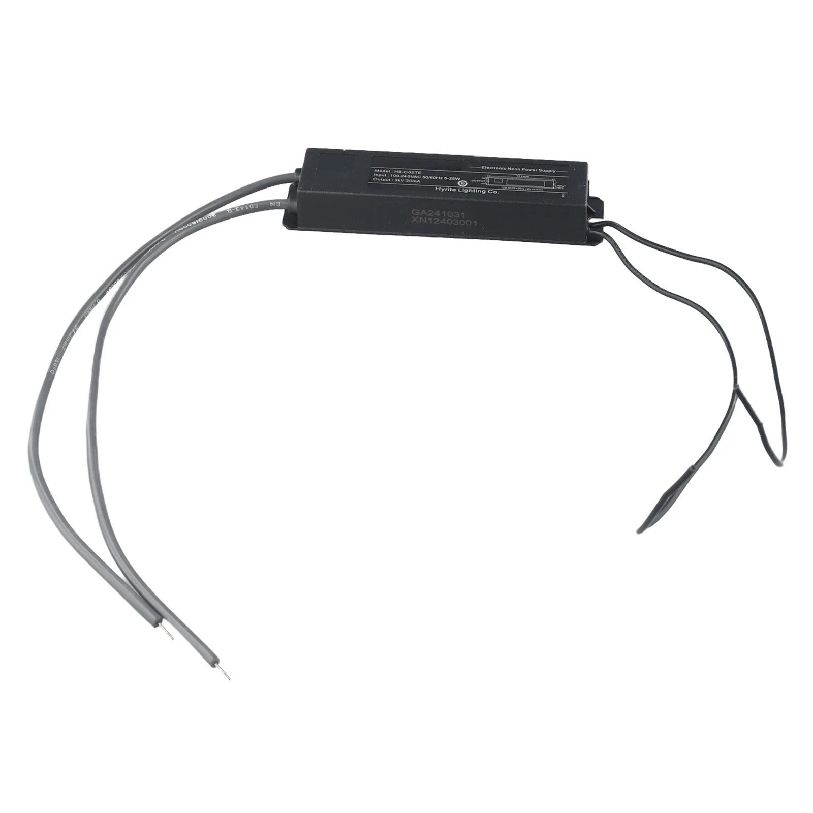 High Voltage Neon Light Transformer 3KV 30mA for Billboard Signage