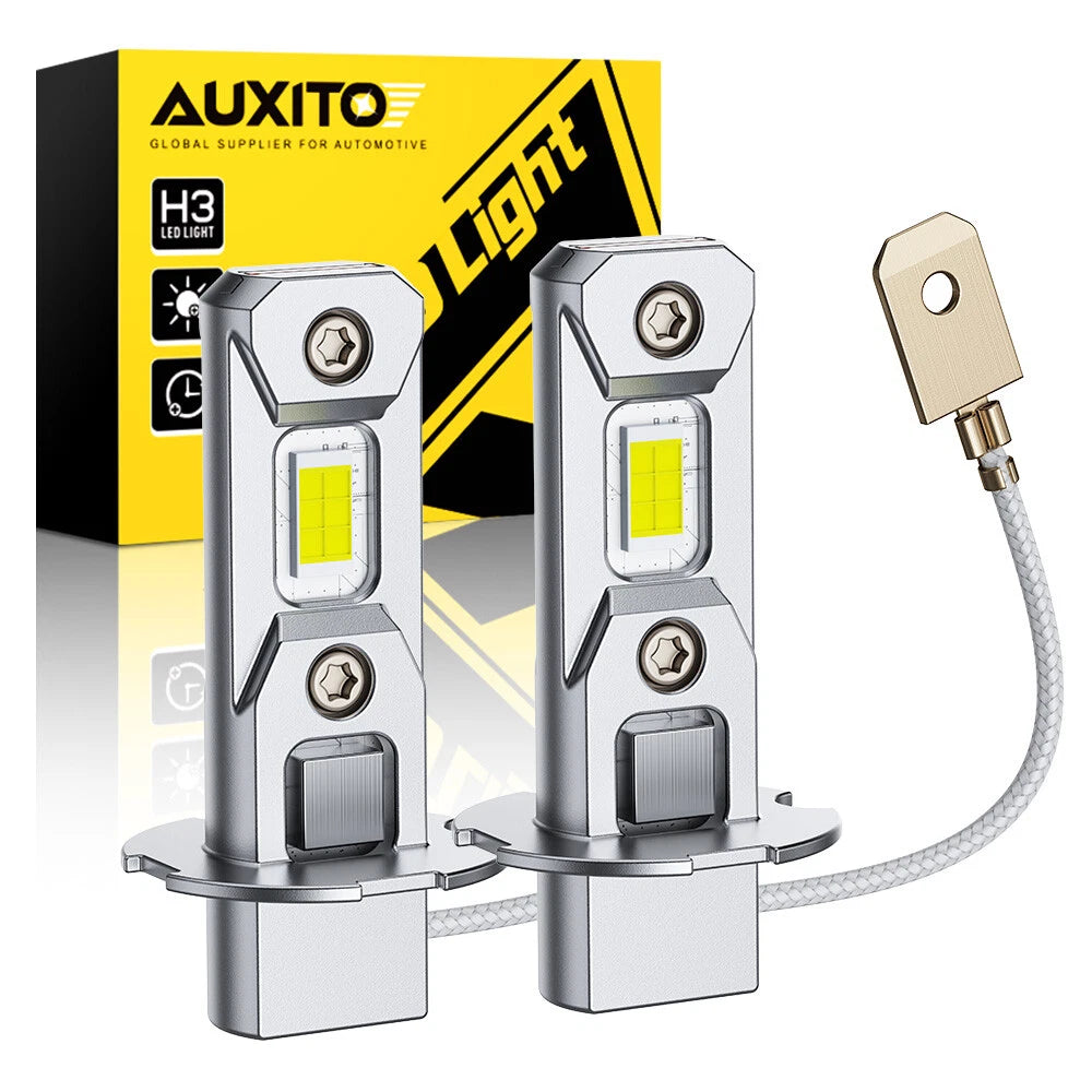 AUXITO H3 Fog Light Bulbs 6500K LED for