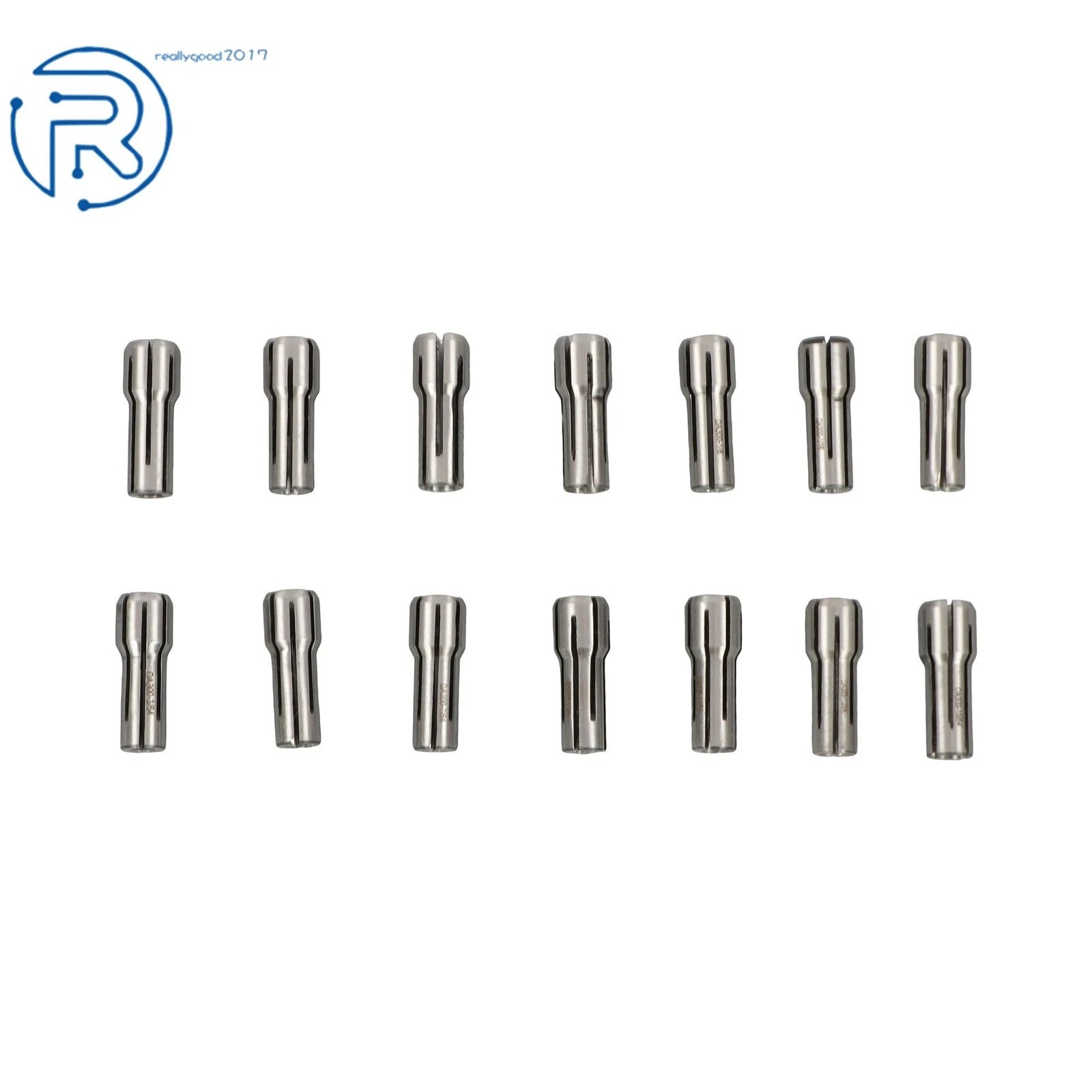 Set of 14 Precision Double Angle CNC Chuck Collets for DA300