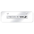 Chrome Name on Chrome Mini License Plate - Officially Licensed for Lincoln MKZ