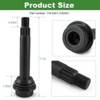 Spindle Shaft and Seal for Exmark Lazer Z Radius (2000–2023) 116-3341