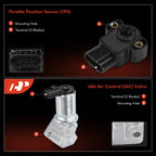 2X Idle Air Control Valve & Throttle Position Sensor for Ford Escape (2001-2007)