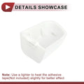 Rear Right Exterior Door Handle for Honda Accord MK10 (2018-2020) White ABS