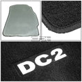 Set of 4 Floor Mats for Acura Integra DC2 (1994–2001) Nylon Black Plush