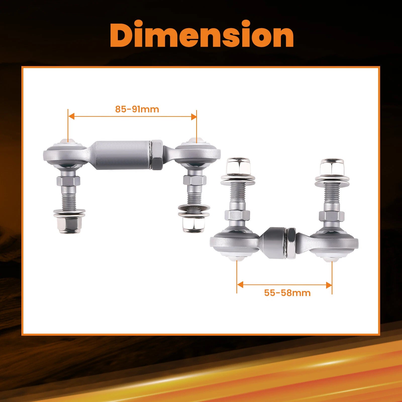 Coilovers Suspension Kit & Sway Bar Links for Honda Civic (1996–2000)