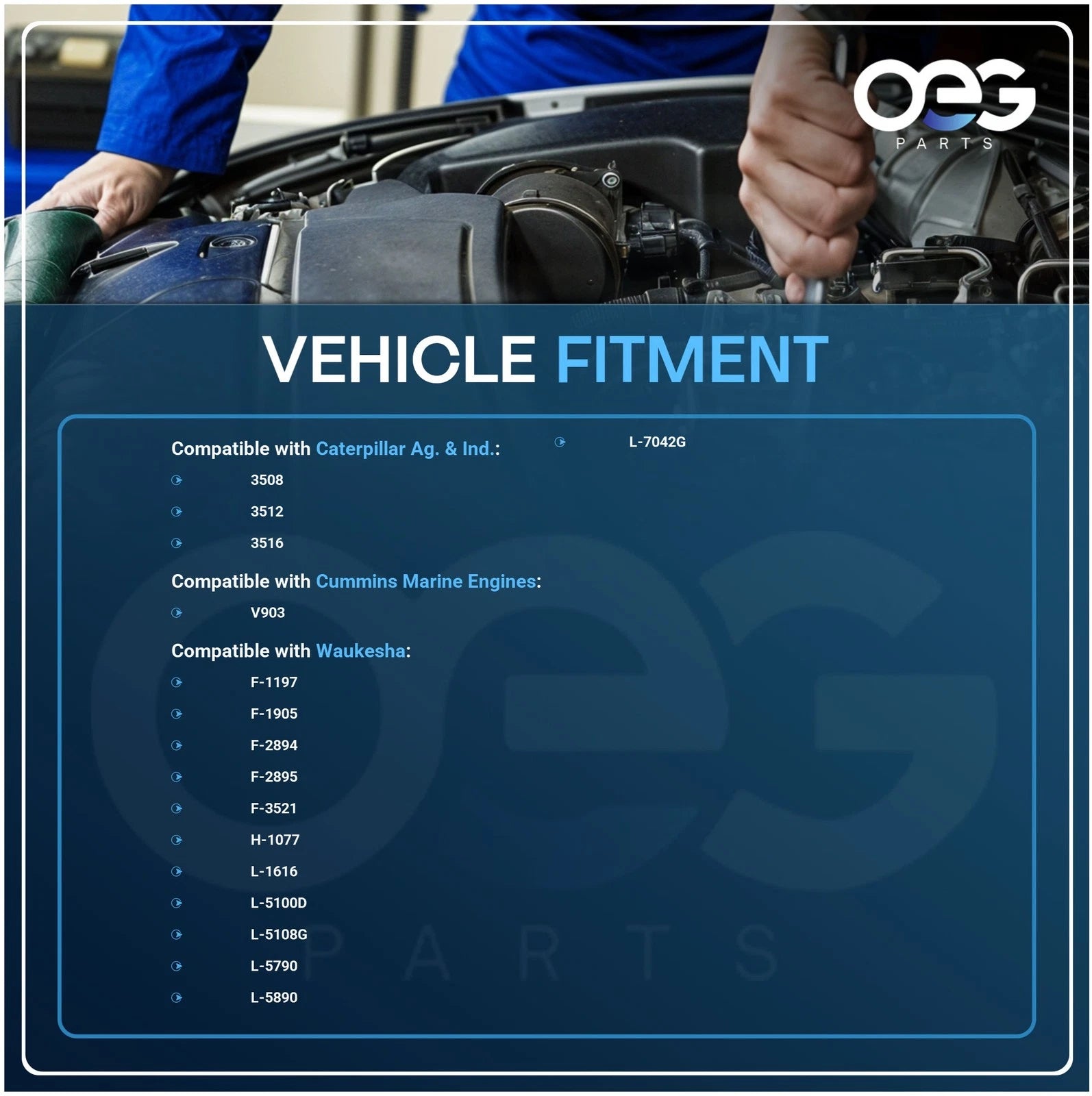 Starter for Caterpillar CAT Marine Engines 3508 3512 3516