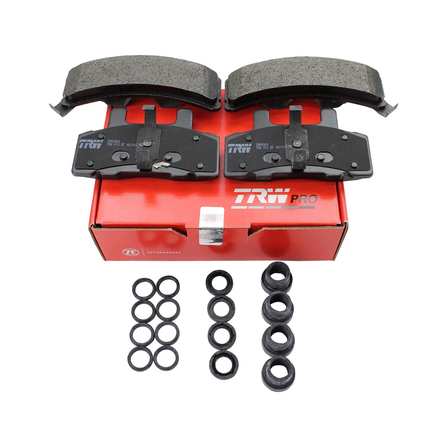 Set of 4 TRW Pro Front Metallic Brake Pads for Cadillac Chevy GMC Dodge