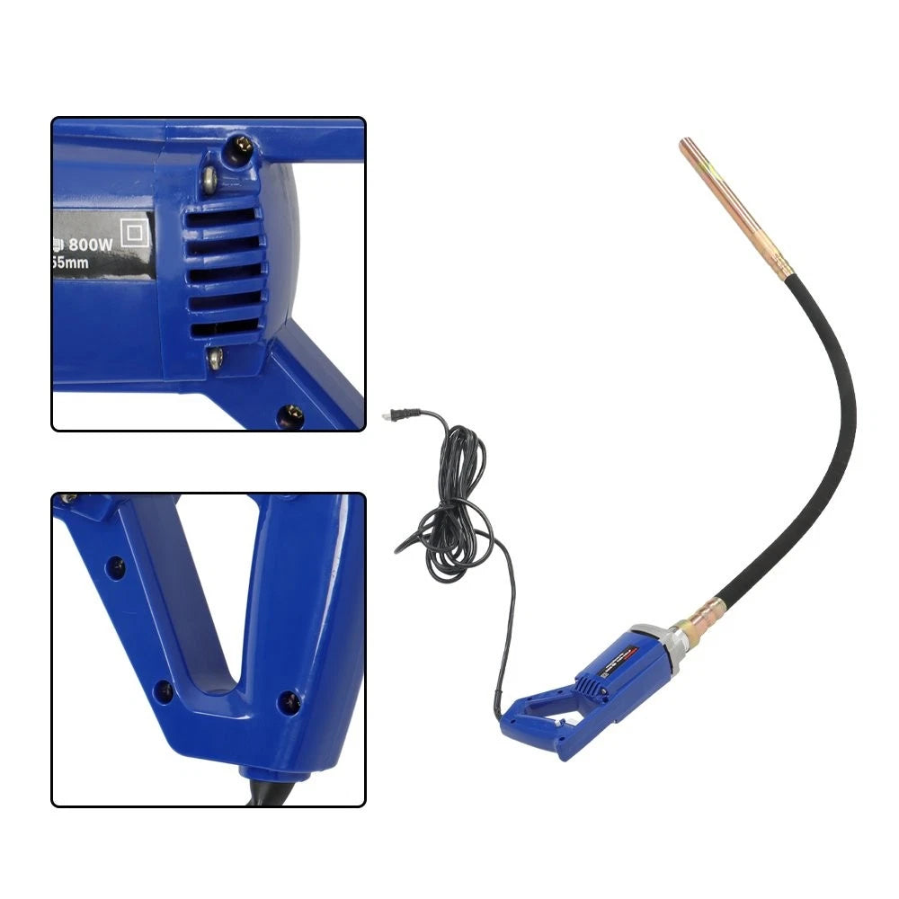 Electric Concrete Vibrator with 6.6 ft Shaft for Handheld Use