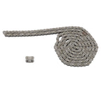 Roller Chain 10 Feet with 2 Connecting Master Links #50-2