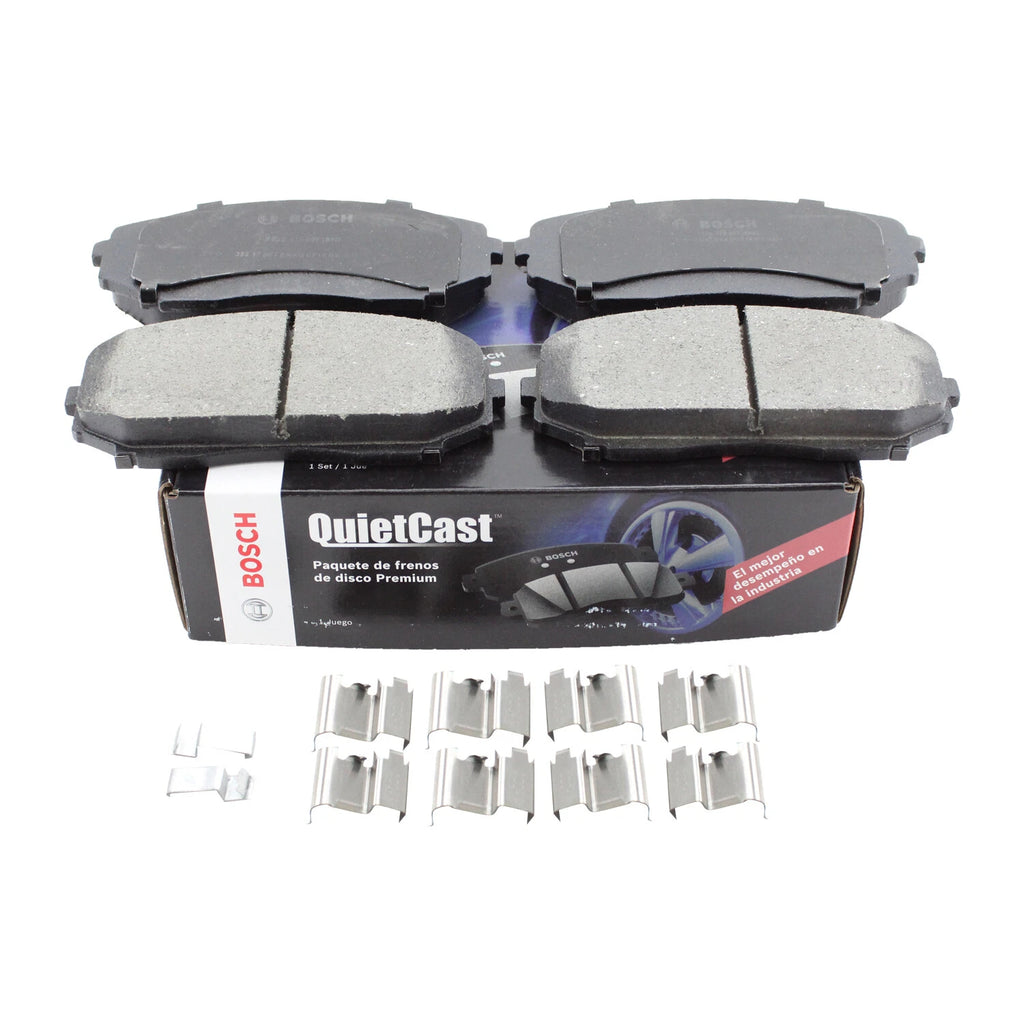 Set of 4 Bosch Ceramic Front Disc Brake Pads for Ford Edge Lincoln MKX Mazda CX-7 CX-9 (2007–2019)