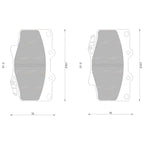 Front Brake Pads Set for Hilux 4Runner RN130R YN130 (1989–1996)