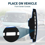Dashboard Cover Mat for Suzuki Every DA17V (2015–2024) Black Blue Set of 1