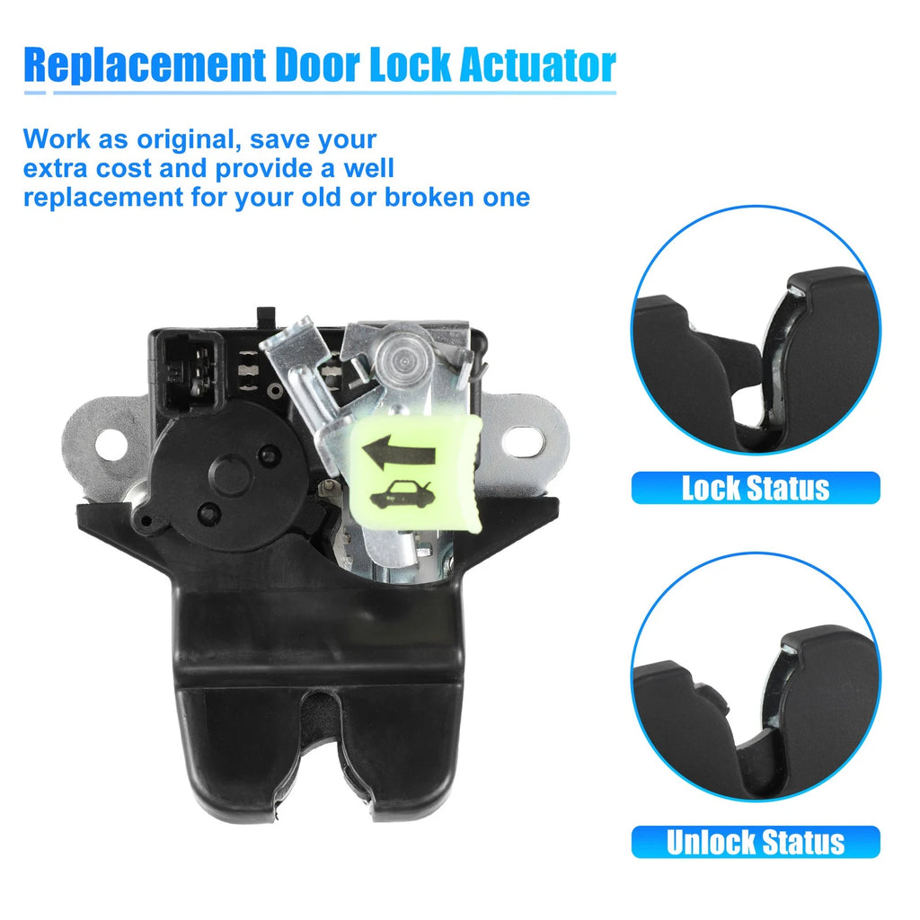 Tailgate Rear Trunk Latch Lock Actuator 81230-C1500 for Hyundai Sonata (2018–2019)