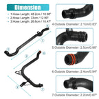 Water Engine Heater Inlet Coolant Pipe for BMW E46 E39