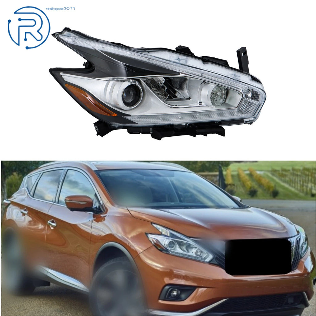 LED Projector Headlight for Nissan Murano (2015–2018) Chrome