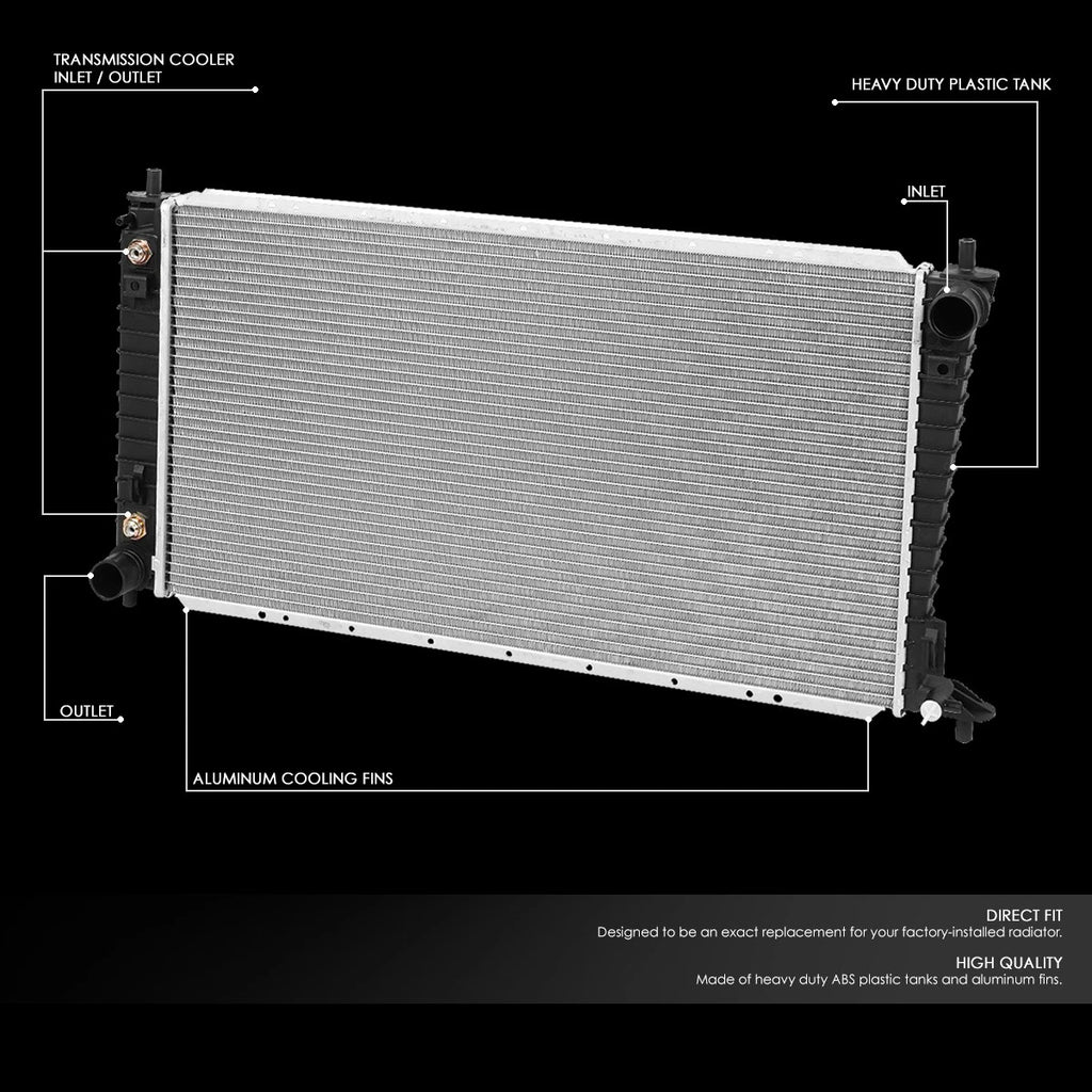 Aluminum Core Radiator for Ford F150-350 Blackwood (2003–2004) DPI 2596
