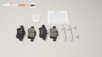 Set of Rear Ceramic Brake Pads for Saab 9-3 (2003–2011) & Mazda 3 (2006–2013)