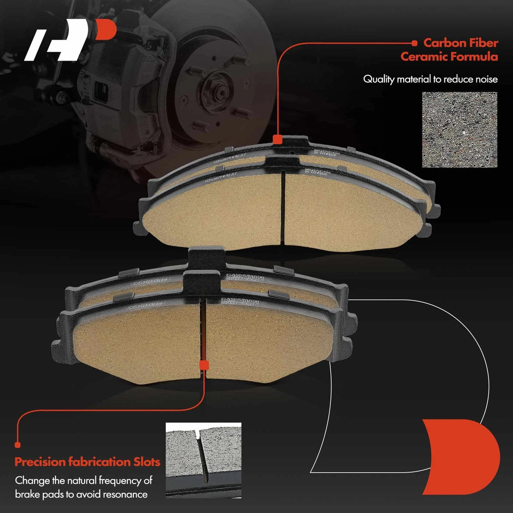 Ceramic Brake Pads for Chevrolet Camaro Pontiac Firebird (1998–2002)