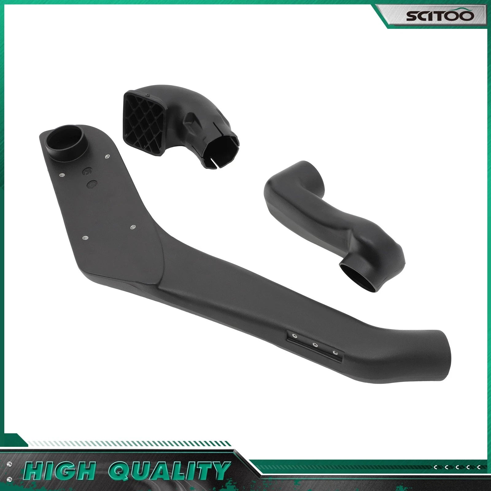 Air Intake Snorkel Kit for Toyota Prado 120 (2003–2009) Off Road Black