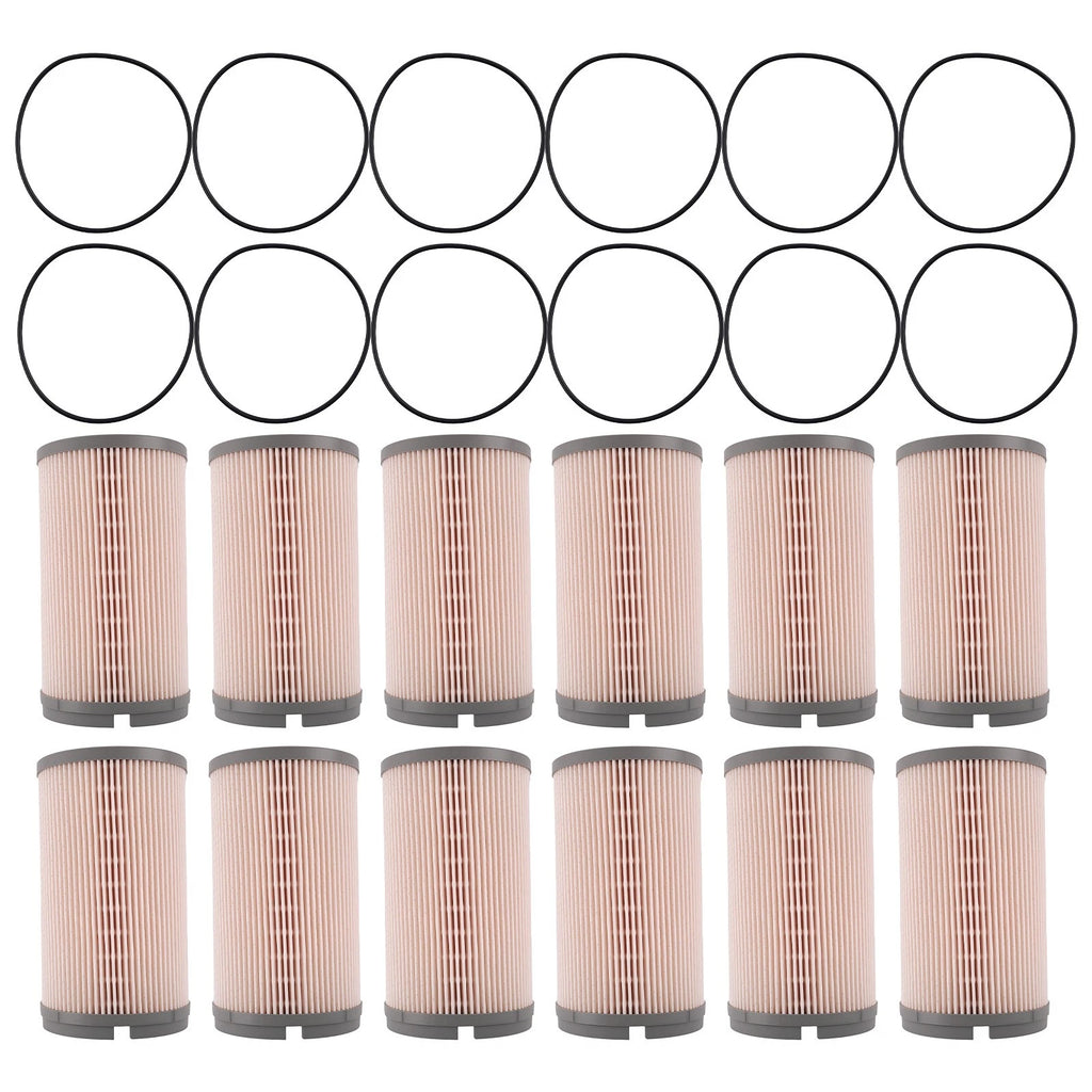 Fuel Filter Kit 12 Pack for Peterbilt Kenworth (2015–2017) K37-1029 WF10500