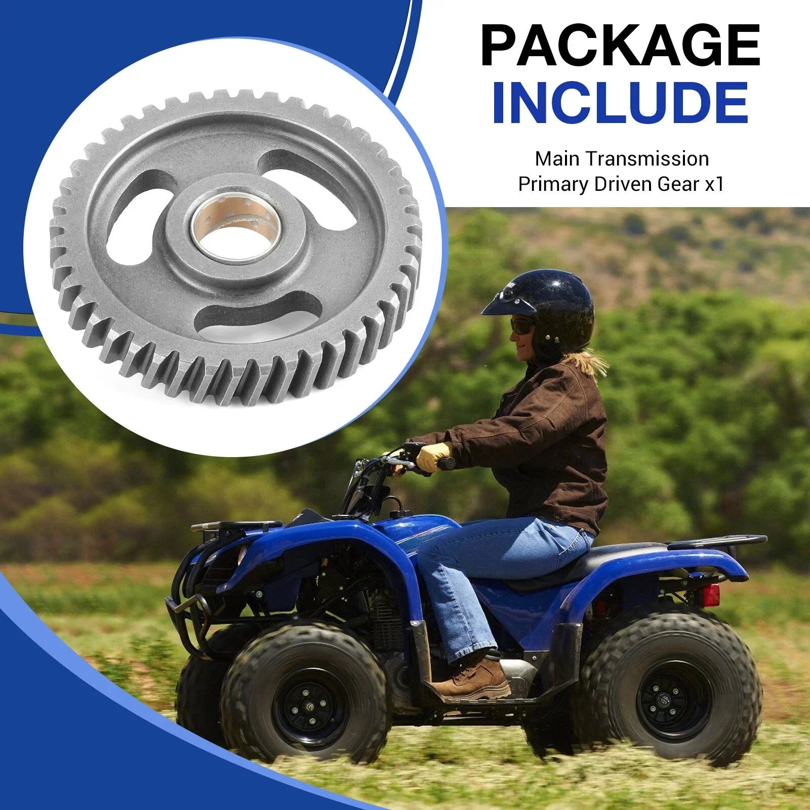 Transmission Primary Driven Gear for Yamaha Breeze Grizzly 125 (2000–2009)