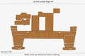 EVA Pads for Fountain Pajot 44 (2018) - Swim Platform Cockpit Foam Teak Deck