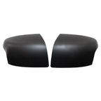 1 Pair Matte Black Rearview Side Mirror Cover Cap for Ford Focus (2005–2008)