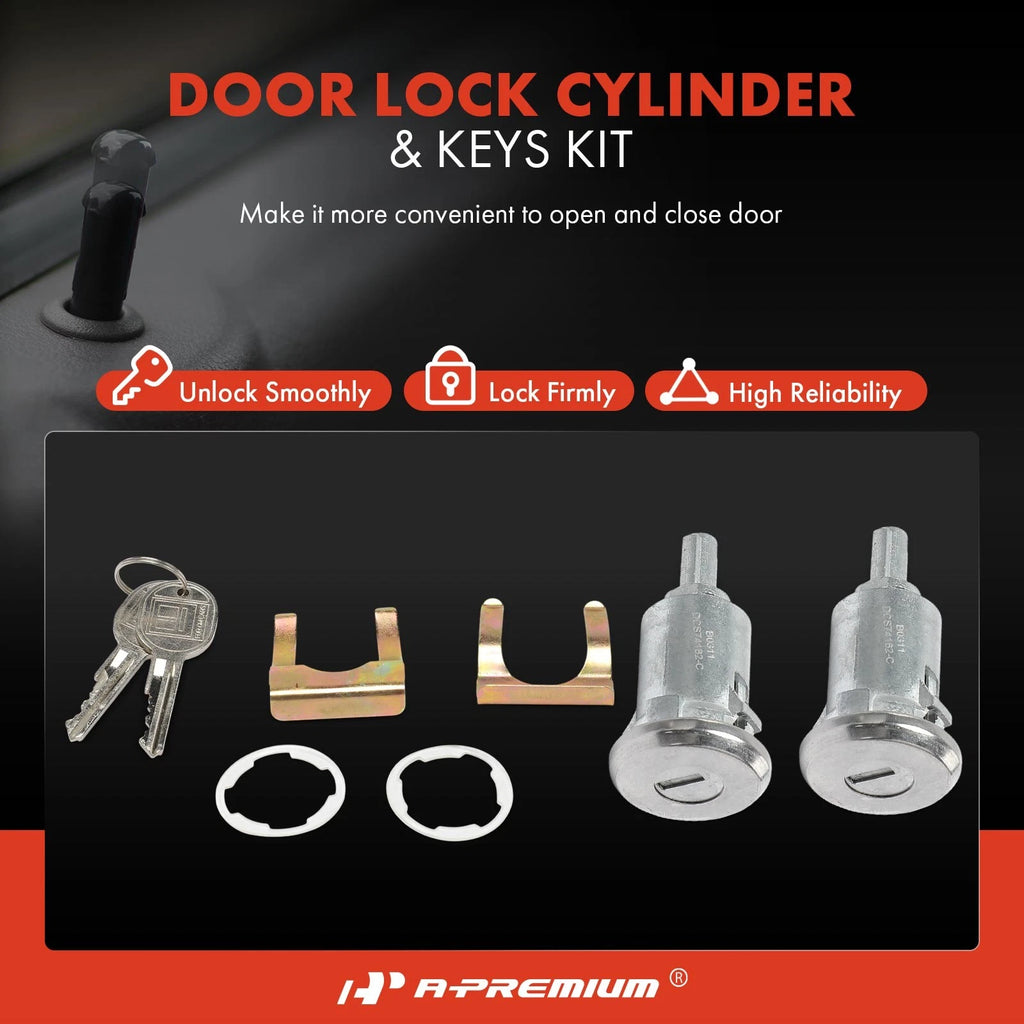 Door Lock Cylinder Set for Buick Electra Riviera Cadillac (1971–1976)