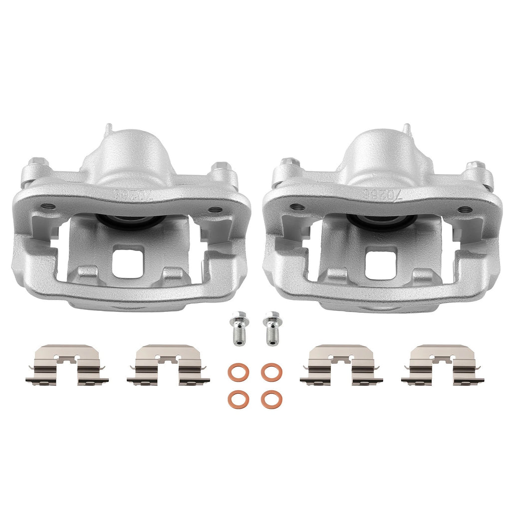 Rear Disc Brake Calipers w/Bracket for Hyundai Sonata (2008–2010) 19-B3412A